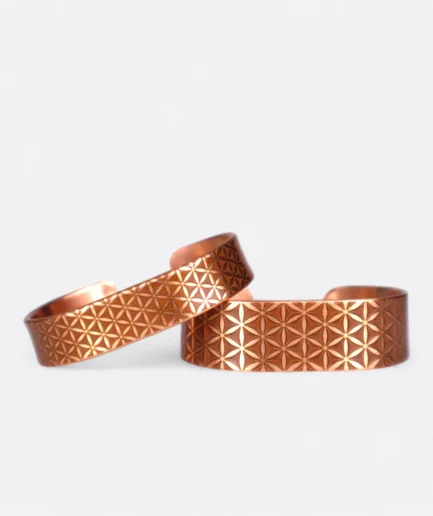 Pulsera Flor de la Vida en cobre