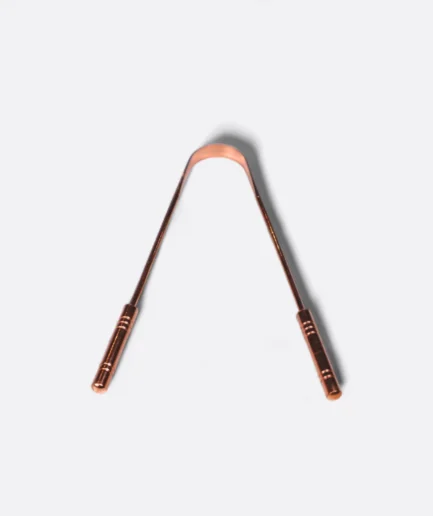 Raspador de lengua en cobre