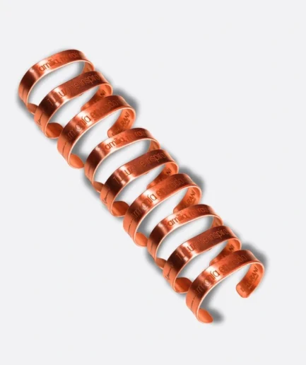 Combo Pulseras de Cobre x 10