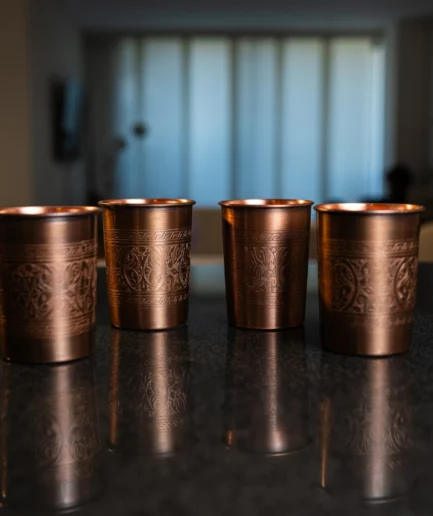 Set x4 Vasos de cobre Heritage