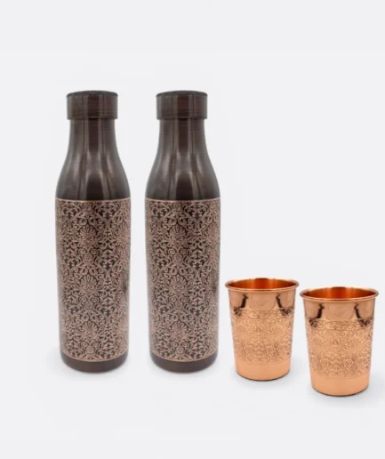 Set 2 botellas + 2 vasos