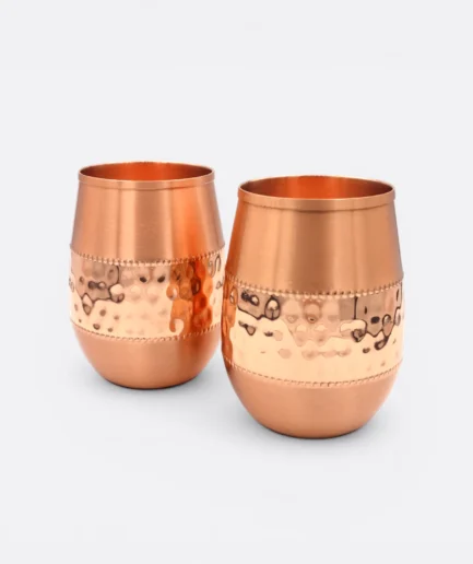 Set x2 Vaso de cobre Signature India