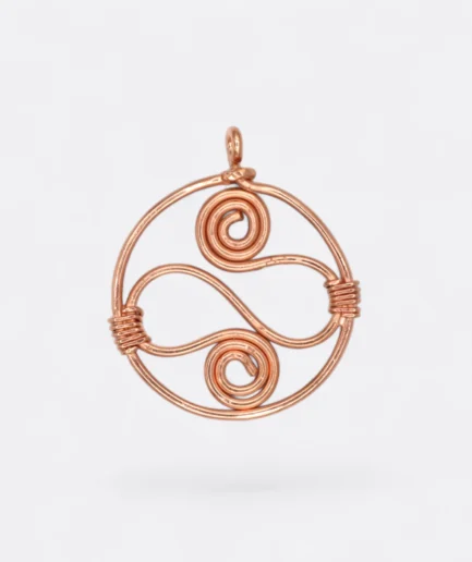 Dije de cobre Infinito