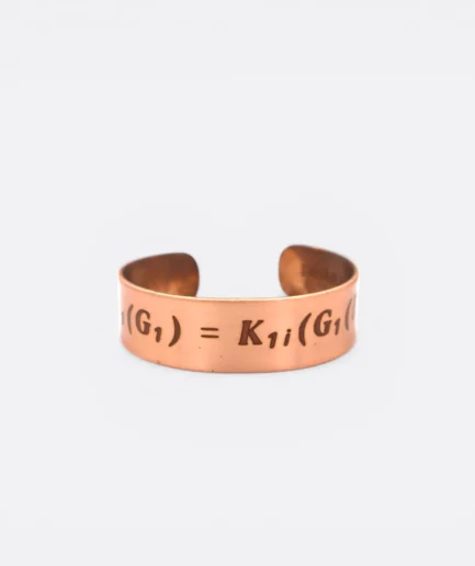 Pulsera en cobre Grabovoi - Gruesa, S
