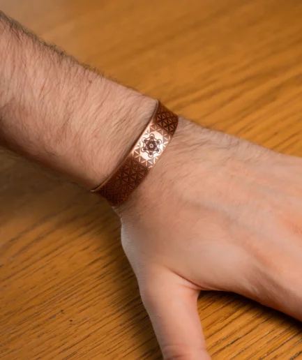 Pulsera en cobre Armonía sagrada