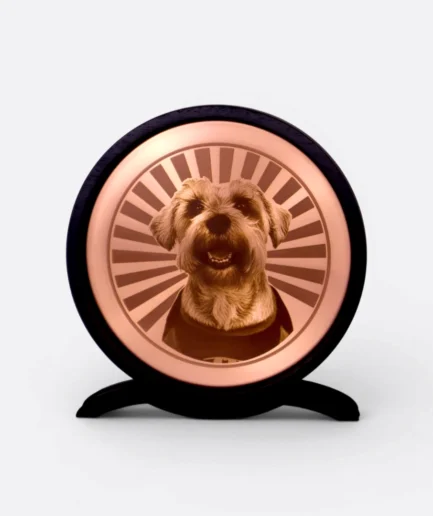 Disco en cobre personalizado Perro